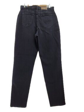 Vintage Denim Riders by Lee Jeans Womens 16L Black Stretch High Rise Tapered 90s